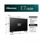 Smart TV 55" HISENSE 55E7NQ