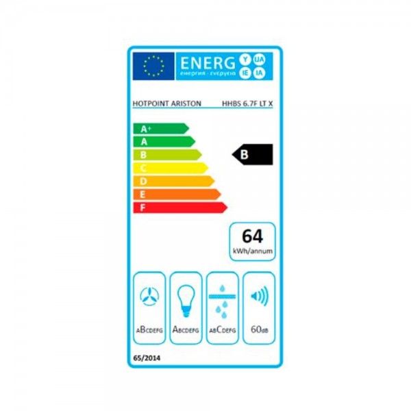 Exaustor HOTPOINT HHC6.7FLTX Exaustor HOTPOINT HHC6.7FLTX