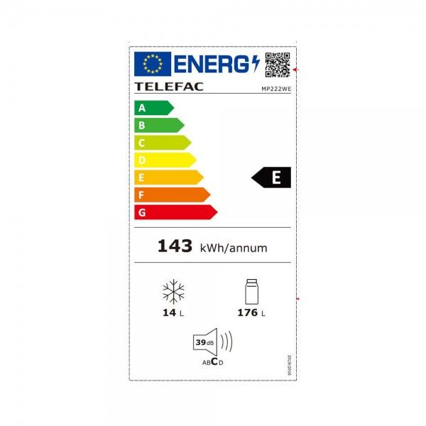 Frigorfico Sem Congelador TELEFAC MP222WE