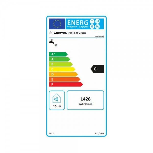 Termoacumulador ARISTON PRO1R50VPLEU