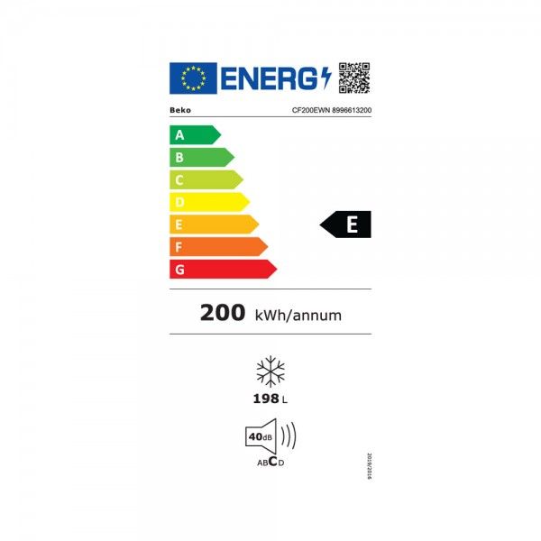 Arca Horizontal BEKO CF200EWN