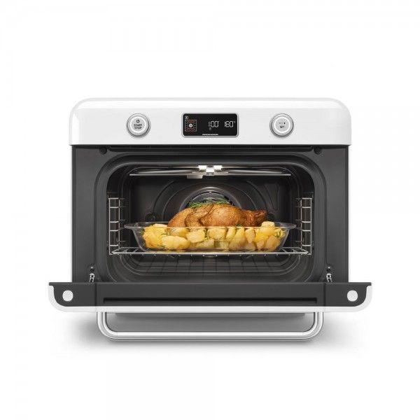 Mini-Forno com Vapor SMEG COF01WHEU