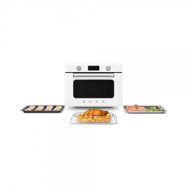 Mini-Forno com Vapor SMEG COF01WHEU