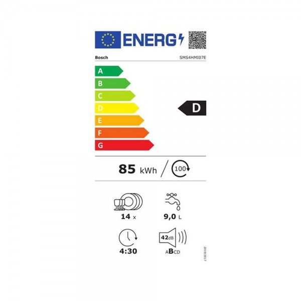 Máquina de Lavar Loiça BOSCH SMS4HMI07E Máquina de Lavar Loiça BOSCH SMS4HMI07E