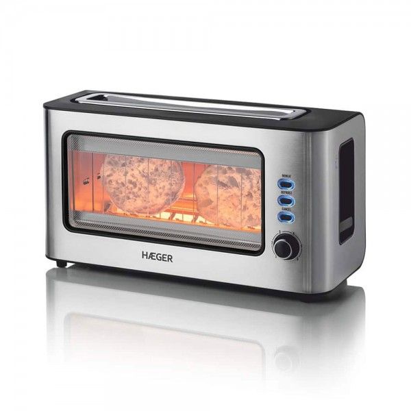 Torradeira com janela Easy View HAEGER Window TO100014A