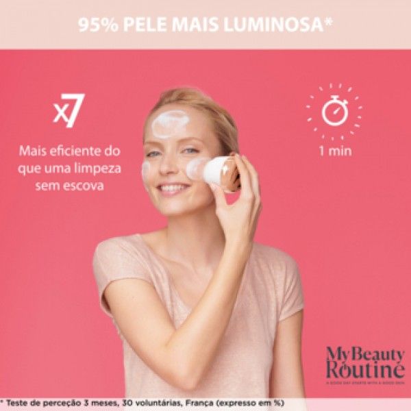 Escova facial ROWENTA LV4020F0 Impulsionadora de Luminosidade My Beauty Routine - Pele Radiante Escova facial ROWENTA LV4020F0 Impulsionadora de Luminosidade My Beauty Routine - Pele Radiante