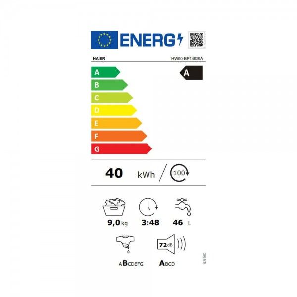 Mquina de Lavar Roupa HAIER HW90-BP14929A