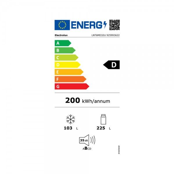 Frigorfico Combinado ELECTROLUX LNT6MD32U