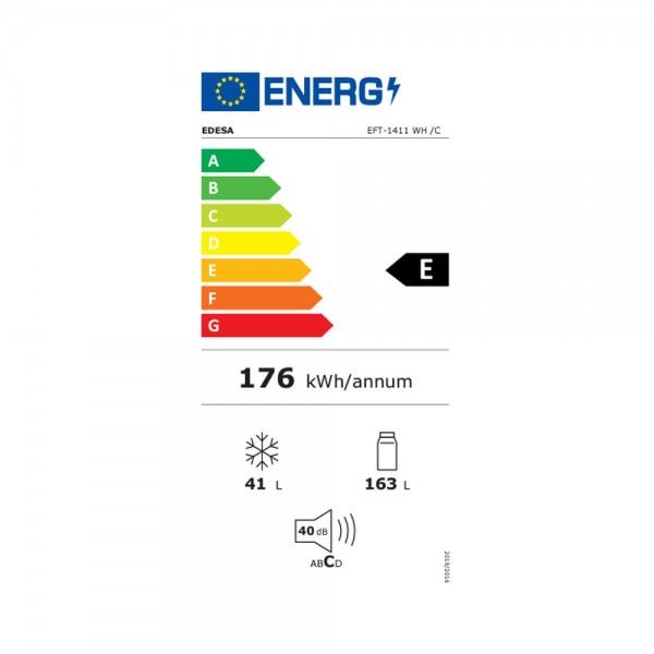Frigorfico EDESA EFT-1411 WH/C