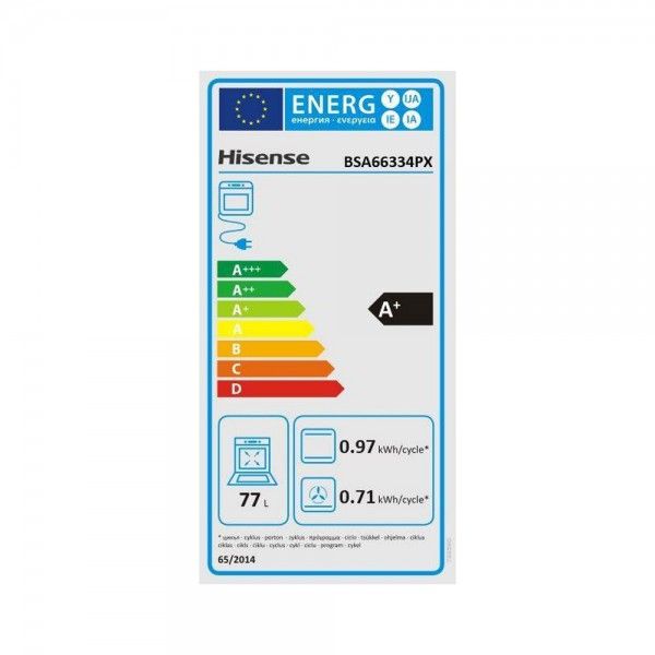 Forno HISENSE BSA66334PX Forno HISENSE BSA66334PX
