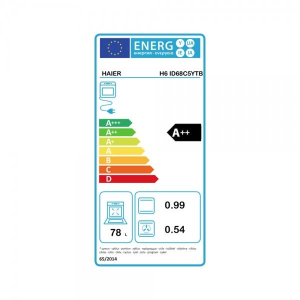 Forno ID Série 6 HAIER H6 ID68C5YTB Forno ID Série 6 HAIER H6 ID68C5YTB