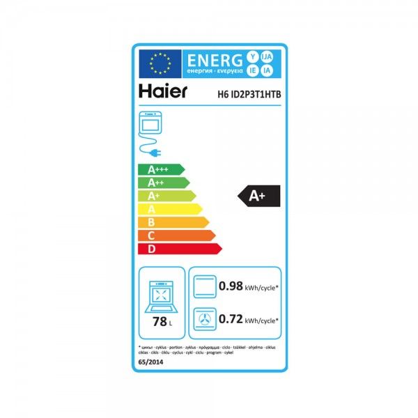 Forno HAIER H6 ID2P3T1HTB Forno HAIER H6 ID2P3T1HTB