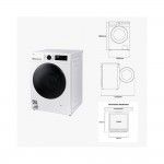 Mquina de Lavar e Secar Roupa AI Eco Bubble SAMSUNG WD90DG5B15BEEP