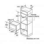 Micro-ondas de encastre Bosch BER634GS1