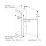 Frigorfico combinado de encastre Siemens KI86NAFF0