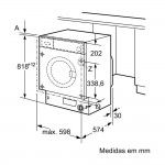 Mquina de Lavar Roupa de Encastre BOSCH WIW24304ES
