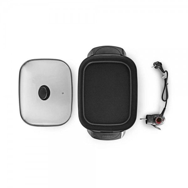 Frigideira elétrica Nedis FCSP110EBK40 Frigideira elétrica Nedis FCSP110EBK40