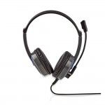 Auscultadores Gaming Nedis GHST200BK