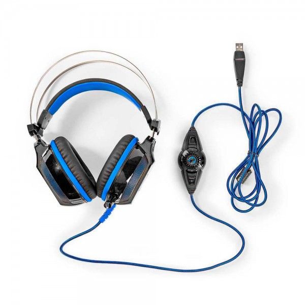 Auscultadores GAming Nedis GHST500BK