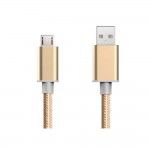 Cabo telem�vel Tech Fuzzion Micro USB Gold