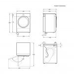 Mquina de Secar Roupa AEG T7DBG841