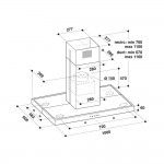 Exaustor de Ilha WHIRLPOOL AKR 504 IX/1