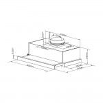 Exaustor Telesc�pico CANDY CBT 625/2 X