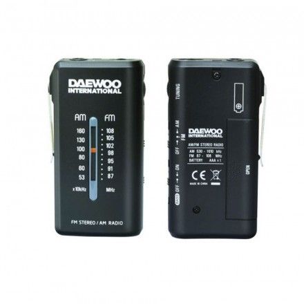 Rdio Porttel Daewoo DRP-9 Black