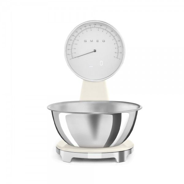 Balança de Cozinha Analógica e Digital SMEG KSF01CRWW Balança de Cozinha Analógica e Digital SMEG KSF01CRWW