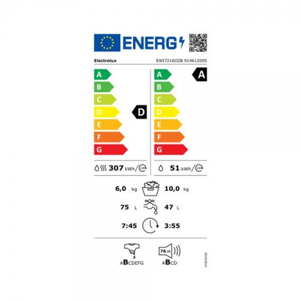 Mquina de Lavar e Secar Roupa ELECTROLUX EWI7216O2B