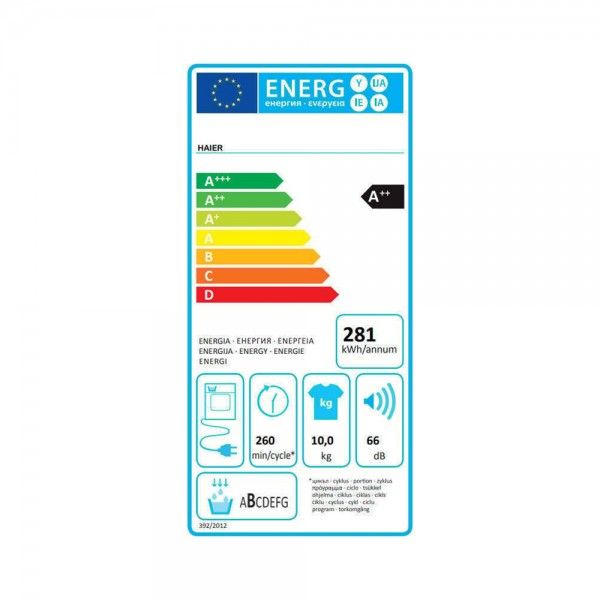 Mquina de Secar Roupa HAIER HD100-A2979N-S