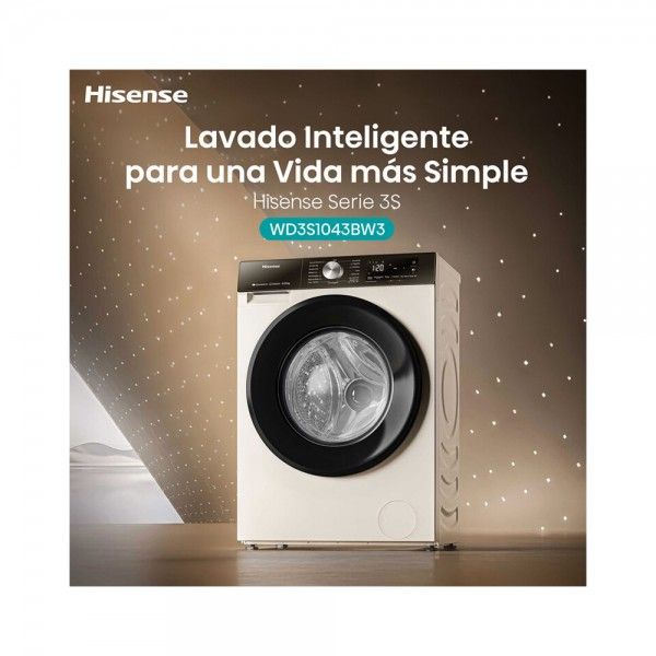 Mquina de Lavar e Secar Roupa HISENSE WD3S1043BW3