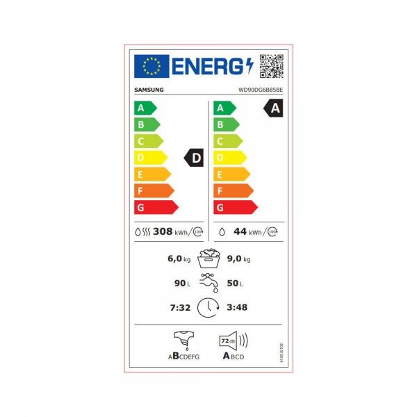 Mquina de Lavar e Secar Roupa SAMSUNG WD90DG6B85BEU3