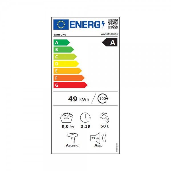 Mquina de Lavar Roupa SAMSUNG Quick drive WW90T986DSH