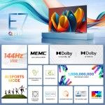 TV HISENSE 100"100E7NQ (QLED ULTRAHD 4K - SmartTV - 254 cm)
