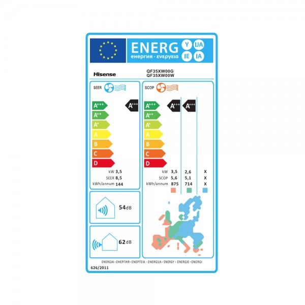 Ar Condicionado HISENSE Fresh Master QF25XW00 (Unidade Interior e Unidade Exterior)