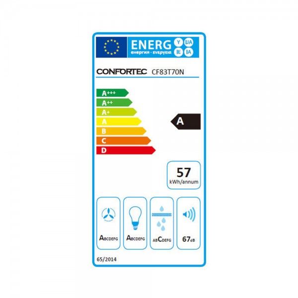 Exaustor de Parede CONFORTEC CF83T70N Exaustor de Parede CONFORTEC CF83T70N