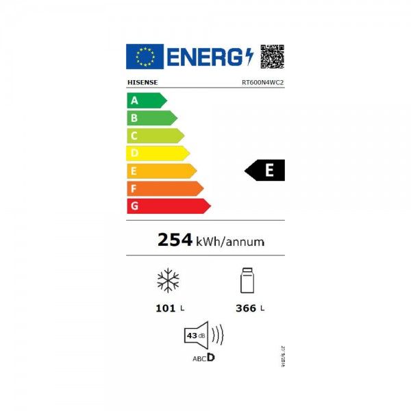 Frigorfico HISENSE RT600N4WC2