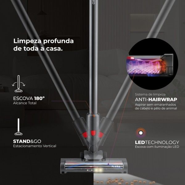 Aspirador Vertical FLAMA 1644FL