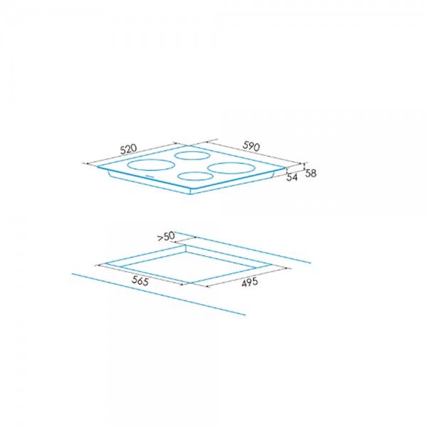 Placa de Induo EDESA EIT-6422 B/C