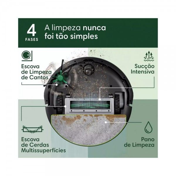 Aspirador Rob IROBOT Roomba Combo 105 Y311040