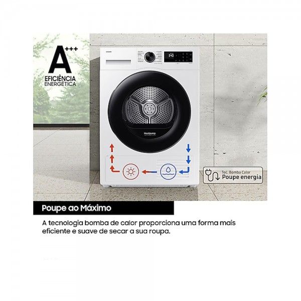 Mquina de Secar Roupa SAMSUNG DV90DG52A0AEEP