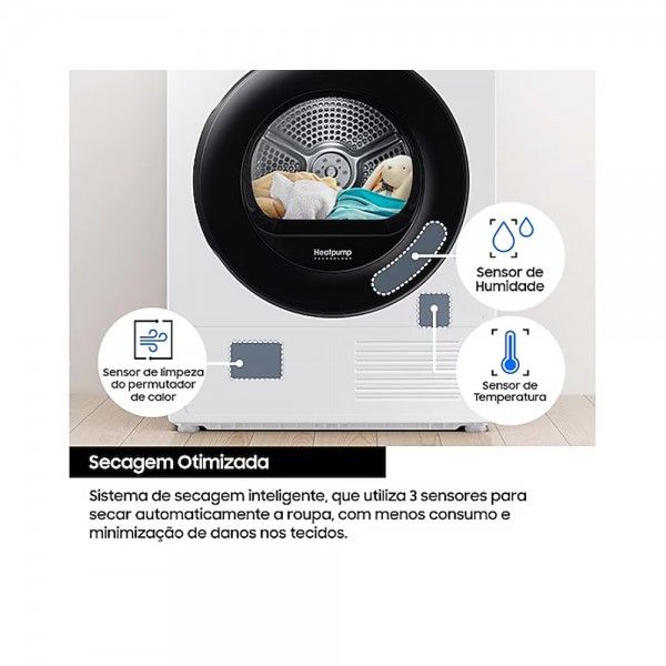 Mquina de Secar Roupa SAMSUNG DV90DG52A0AEEP