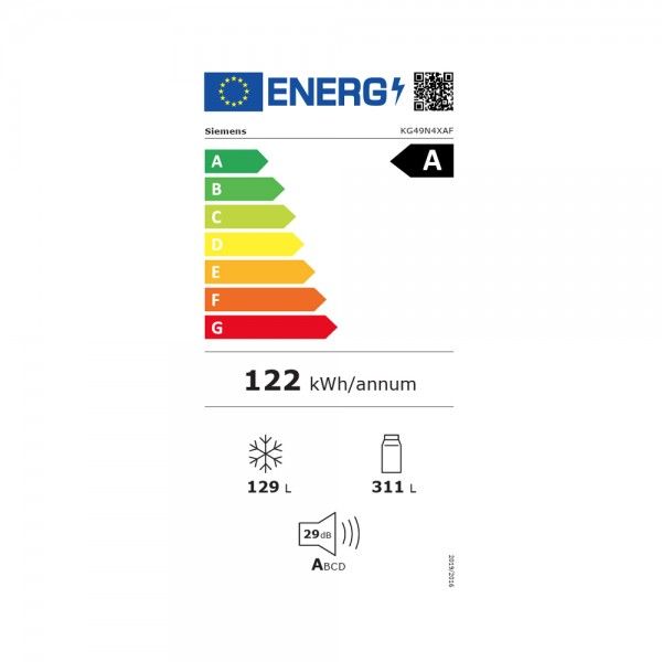 Frigorífico Combinado SIEMENS KG49N4XAF Frigorífico Combinado SIEMENS KG49N4XAF