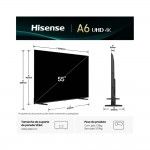TV HISENSE 55" 55A6Q (LED - 4k Ultra HD -  Smart TV - 140 cm)