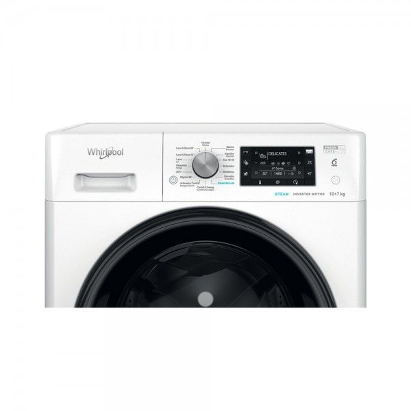 Mquina de Lavar e Secar Roupa WHIRLPOOL FFWDD 1074489 BV SPT
