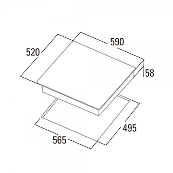 Placa de Induo CATA IB 6304 BK /A
