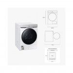 Mquina de Secar Roupa SAMSUNG DV16DG8600BWU3