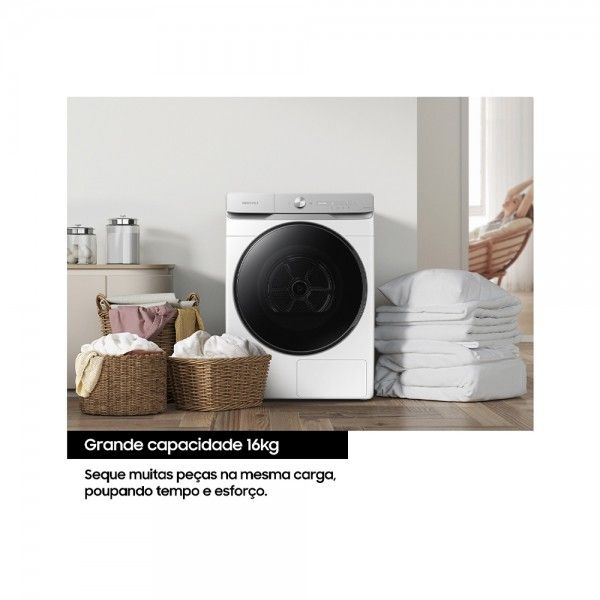 Mquina de Secar Roupa SAMSUNG DV16DG8600BWU3