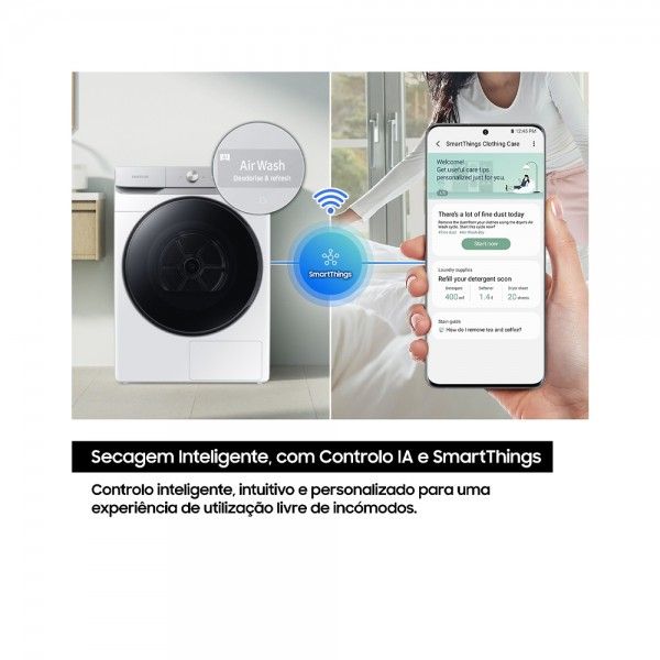 Mquina de Secar Roupa SAMSUNG DV16DG8600BWU3